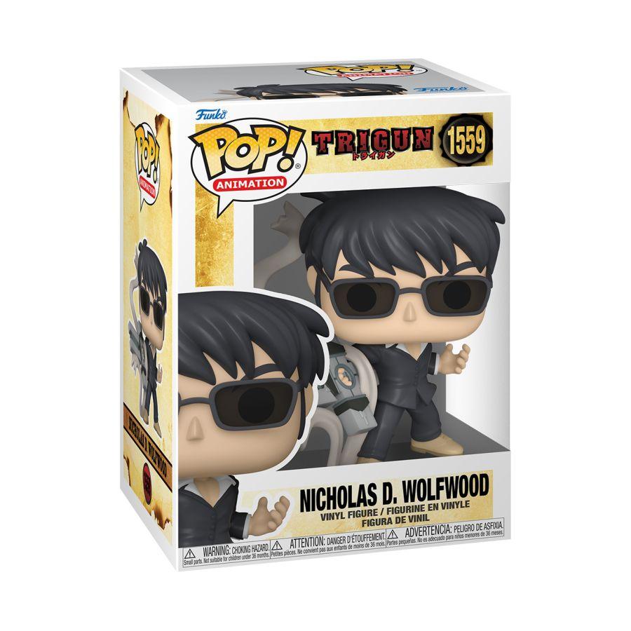 FUN75550 Trigun - Nicholas Wolfwood w/Punisher Pop! Vinyl - Funko - Titan Pop Culture