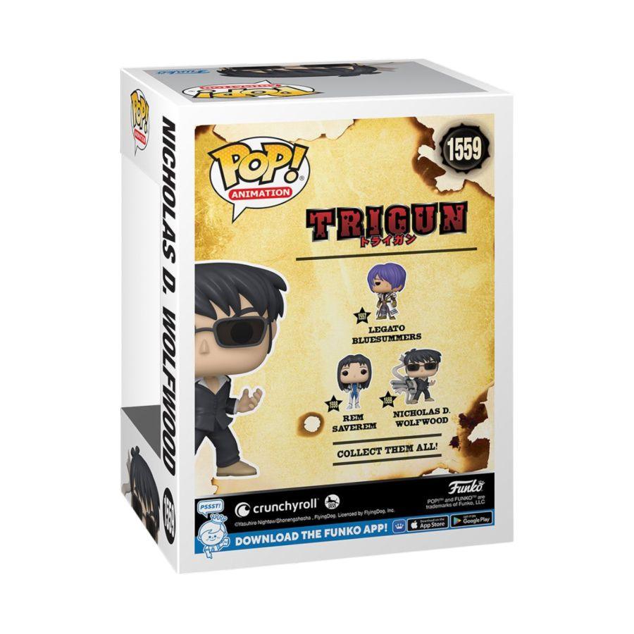 FUN75550 Trigun - Nicholas Wolfwood w/Punisher Pop! Vinyl - Funko - Titan Pop Culture