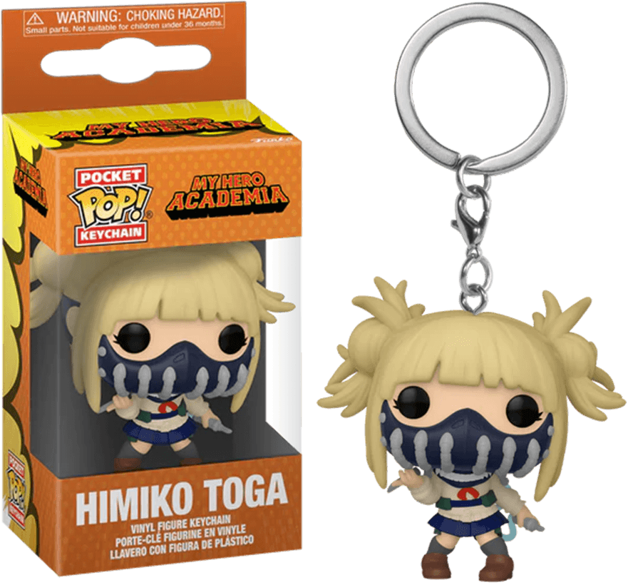 FUN75563 My Hero Academia - Toga with Mask Pop! Keychain - Funko - Titan Pop Culture