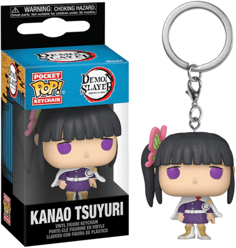 FUN75576 Demon Slayer - Kanao Tsuyuri Pop! Keychain - Funko - Titan Pop Culture