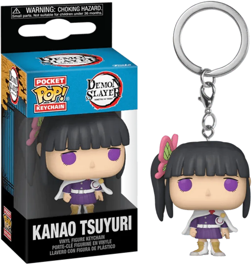 FUN75576 Demon Slayer - Kanao Tsuyuri Pop! Keychain - Funko - Titan Pop Culture