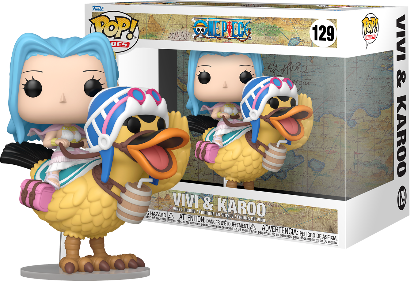 FUN75584 One Piece - Vivi on Karoo Pop! Rides Vinyl - Funko - Titan Pop Culture