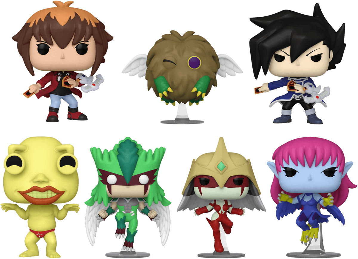 FUN75604 + FUN75603 + FUN76530 + FUN76528 + FUN75602 + FUN76529 + FUN75607 Yu-Gi-Oh! - Get Your Game On (with chase) Pop! Vinyl Bundle (Set of 7) - Funko - Titan Pop Culture