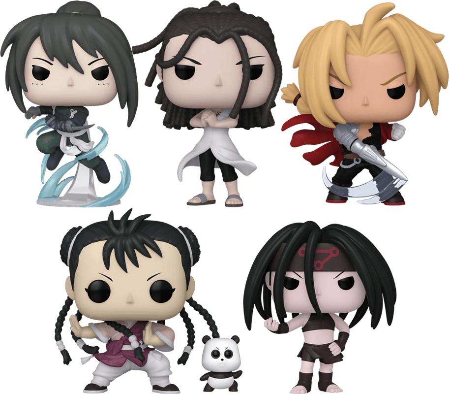 FUN75616 + FUN75617 + FUN75619 + FUN75618 + FUN75621 Fullmetal Alchemist: Brotherhood - Road of Hope Pop! Vinyl Bundle (Set of 5) - Funko - Titan Pop Culture