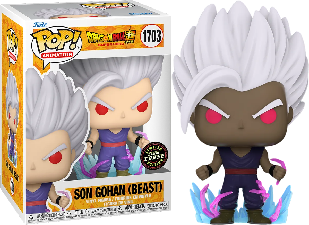 FUN75636 Dragon Ball Super: Super Hero - Son Gohan (Beast) (with chase) Pop! Vinyl - Funko - Titan Pop Culture