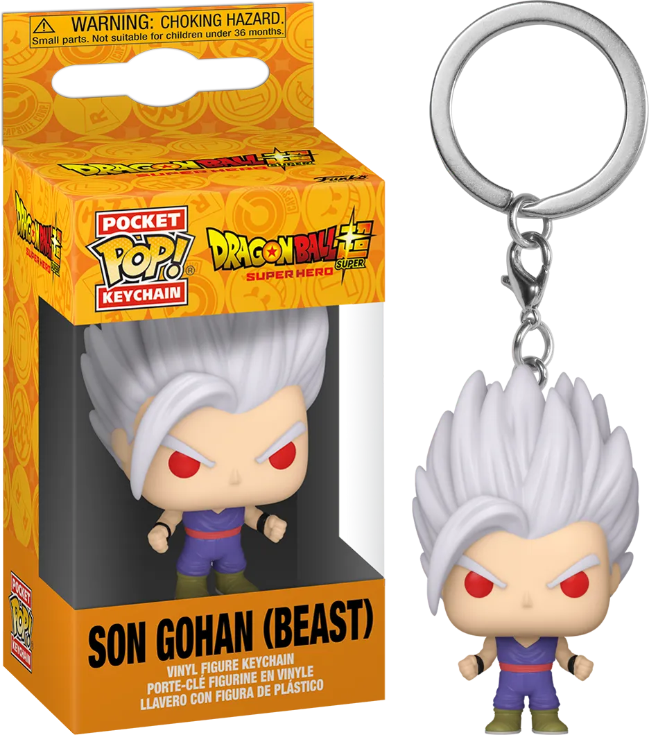 FUN75640 Dragon Ball Super: Super Hero - Son Gohan Beast Pop! Keychain - Funko - Titan Pop Culture