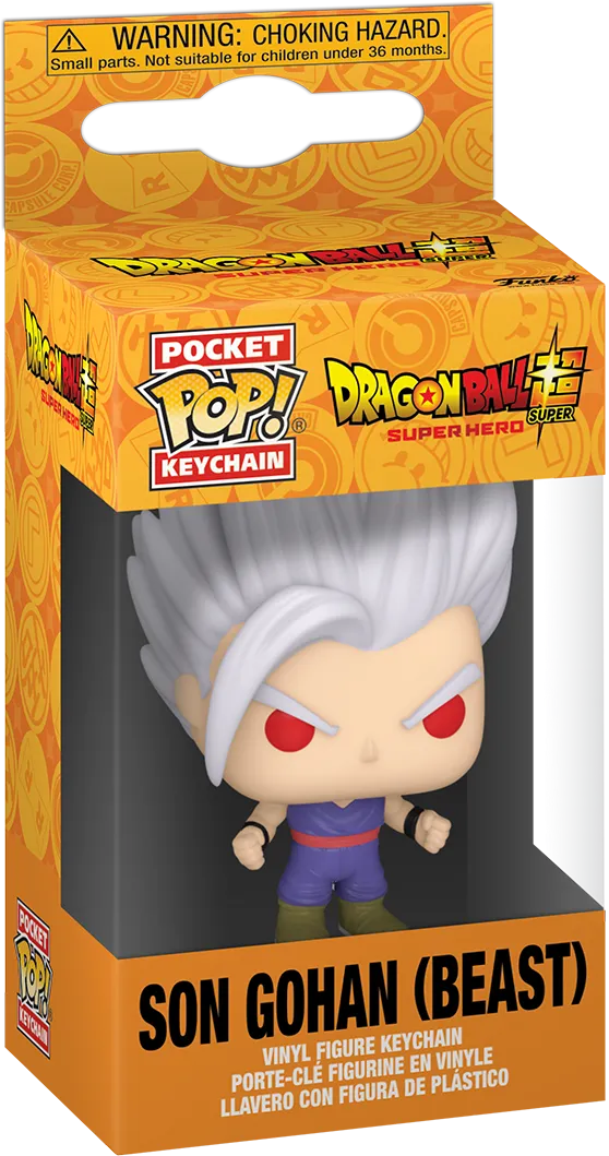 FUN75640 Dragon Ball Super: Super Hero - Son Gohan Beast Pop! Keychain - Funko TBA - Titan Pop Culture