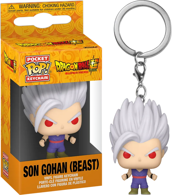 Dragon Ball Super: Super Hero - Son Gohan Beast Pop! Keychain - Titan ...
