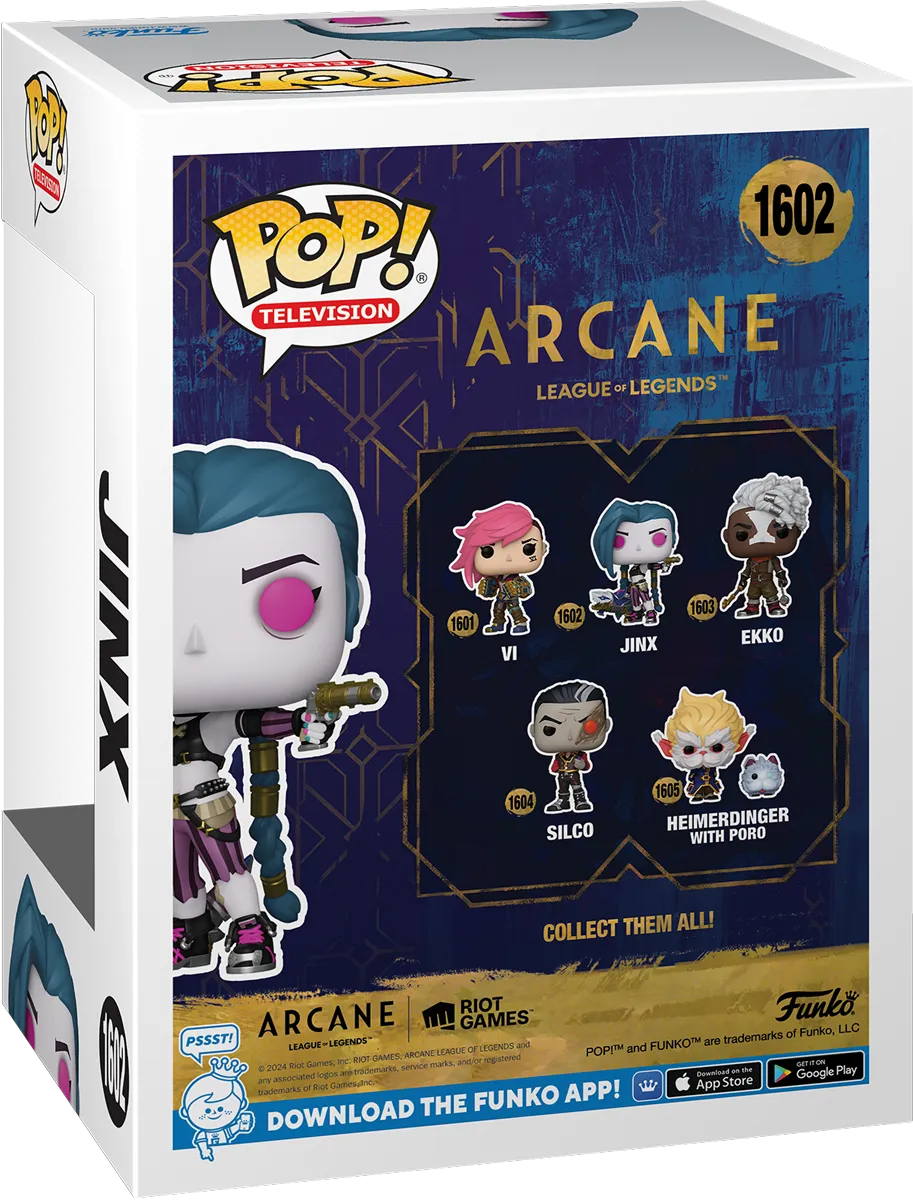 FUN75649 Arcane: League of Legends (TV) - Jinx Pop! Vinyl - Funko TBA - Titan Pop Culture