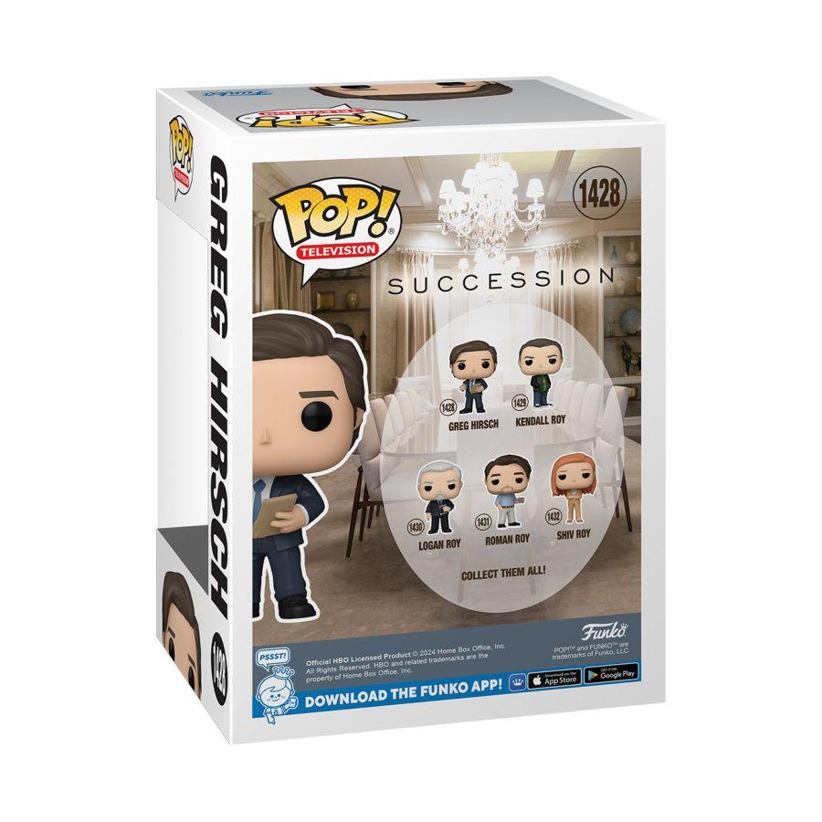 FUN75654 Succession - Greg Hirsch Pop! Vinyl - Funko - Titan Pop Culture