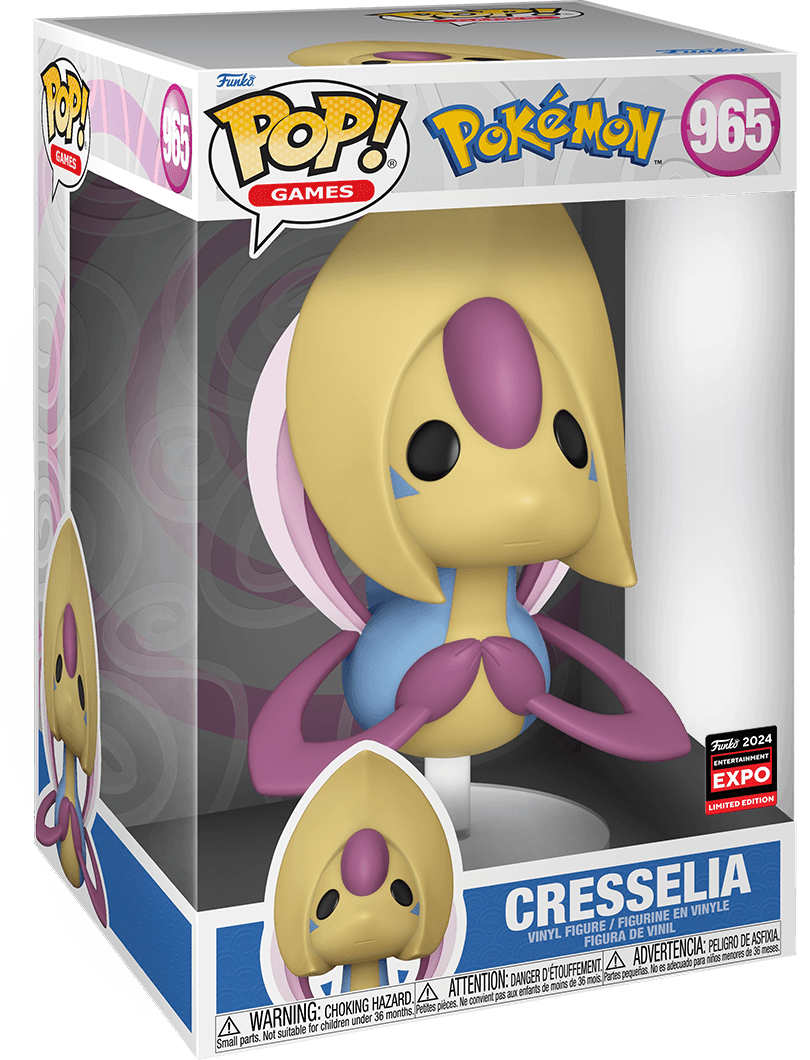 FUN75701 Pokemon - Cresselia 10" C2E2 2024 US Exclusive Pop! Vinyl [RS] - Funko - Titan Pop Culture