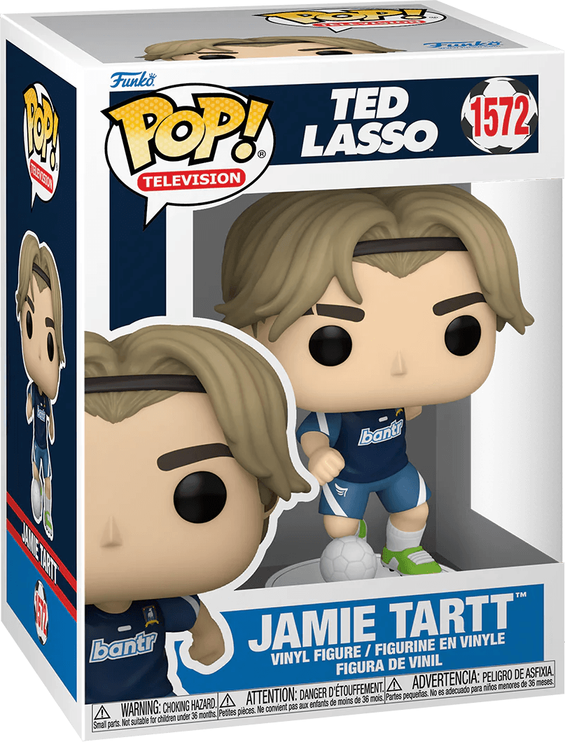 FUN75717 Ted Lasso - Jamie Tartt with Soccer Ball Pop! Vinyl - Funko - Titan Pop Culture