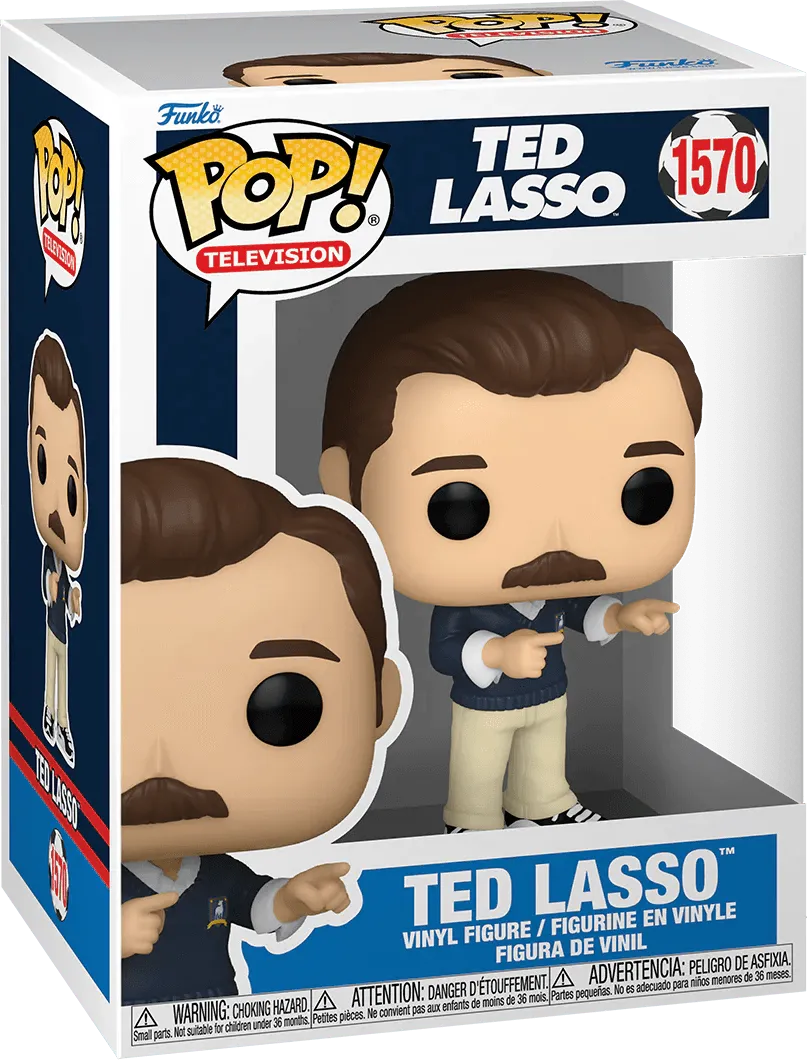 FUN75718 Ted Lasso - Ted Lasso Pointing Pop! Vinyl - Funko - Titan Pop Culture