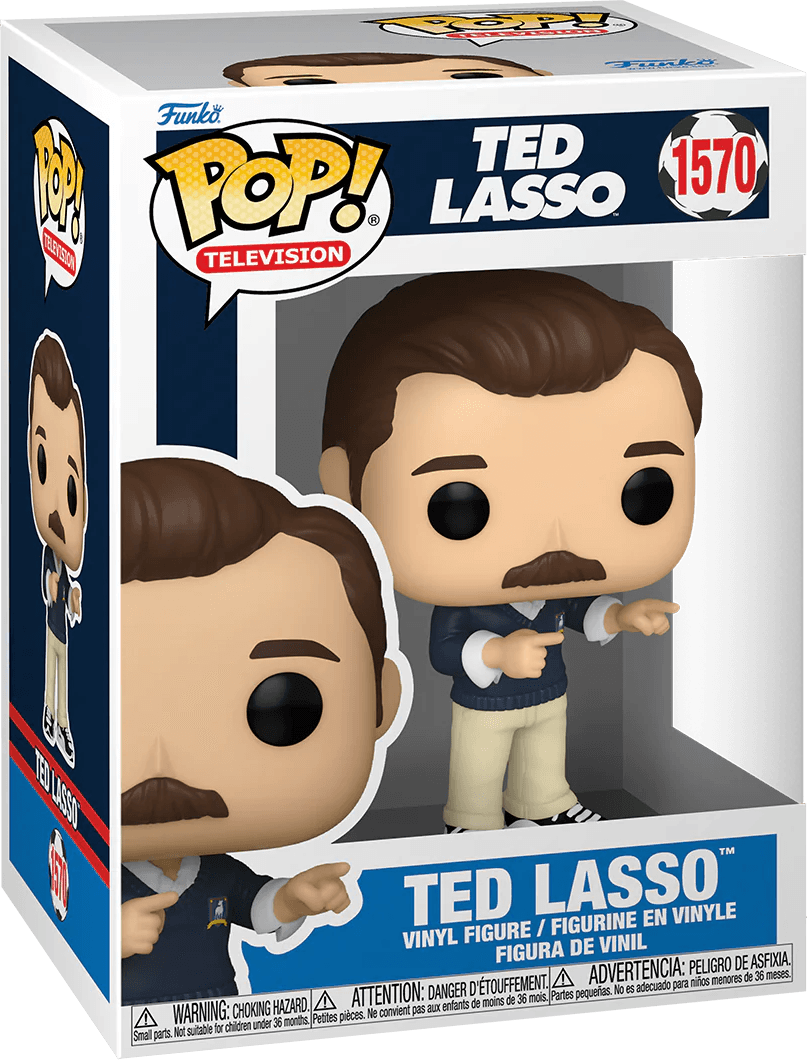 FUN75718 Ted Lasso - Ted Lasso Pointing Pop! Vinyl - Funko - Titan Pop Culture