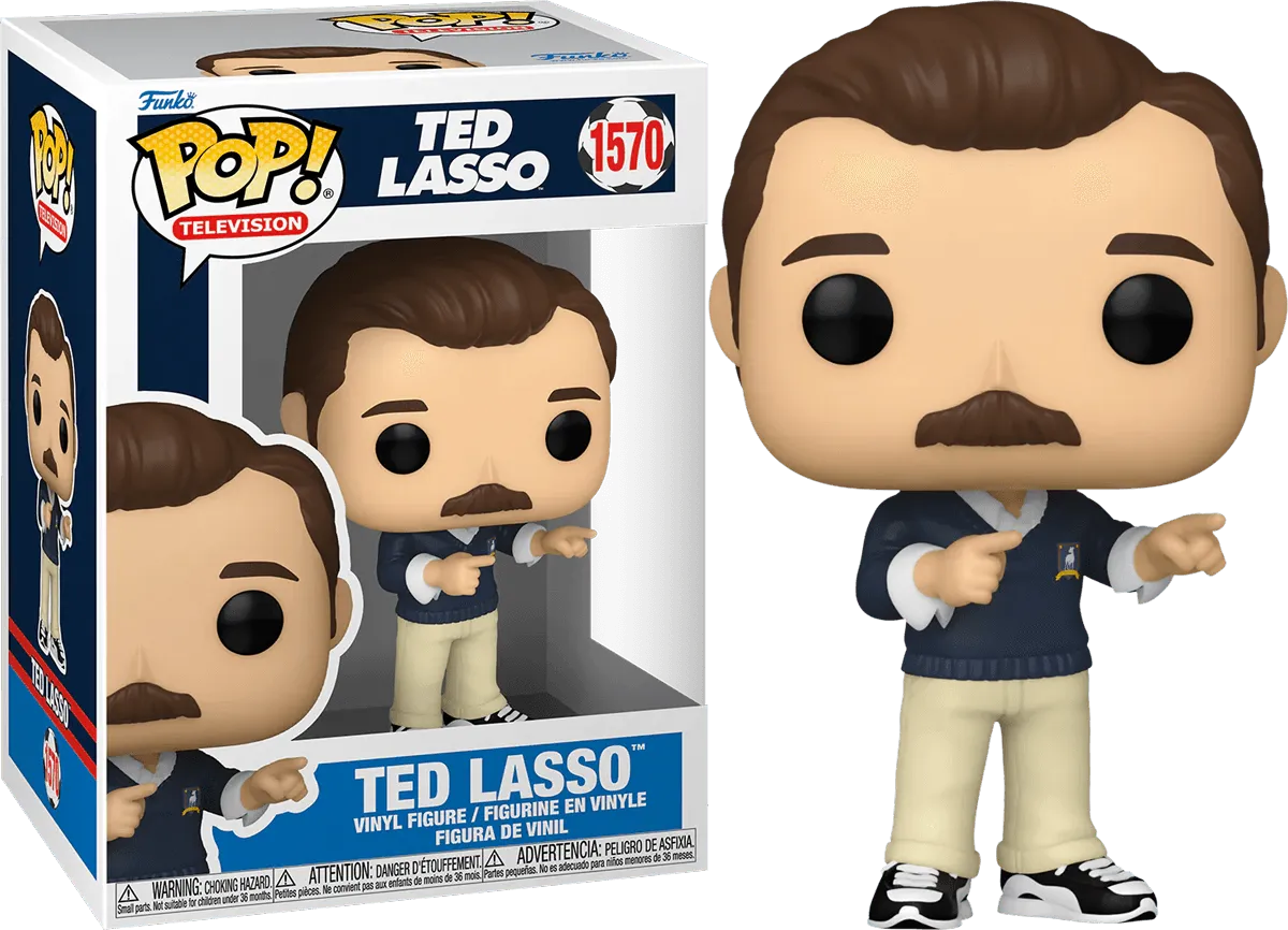 FUN75718 Ted Lasso - Ted Lasso Pointing Pop! Vinyl - Funko - Titan Pop Culture