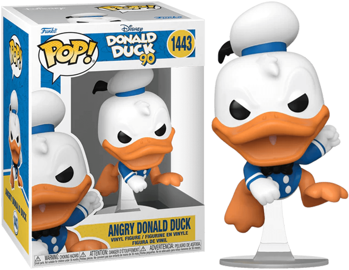 FUN75722 + FUN75723 + FUN75725 + FUN75724 Disney: Donald Duck 90th - The State of Donald Duck Pop! Vinyl Bundle (Set of 4) - Funko - Titan Pop Culture