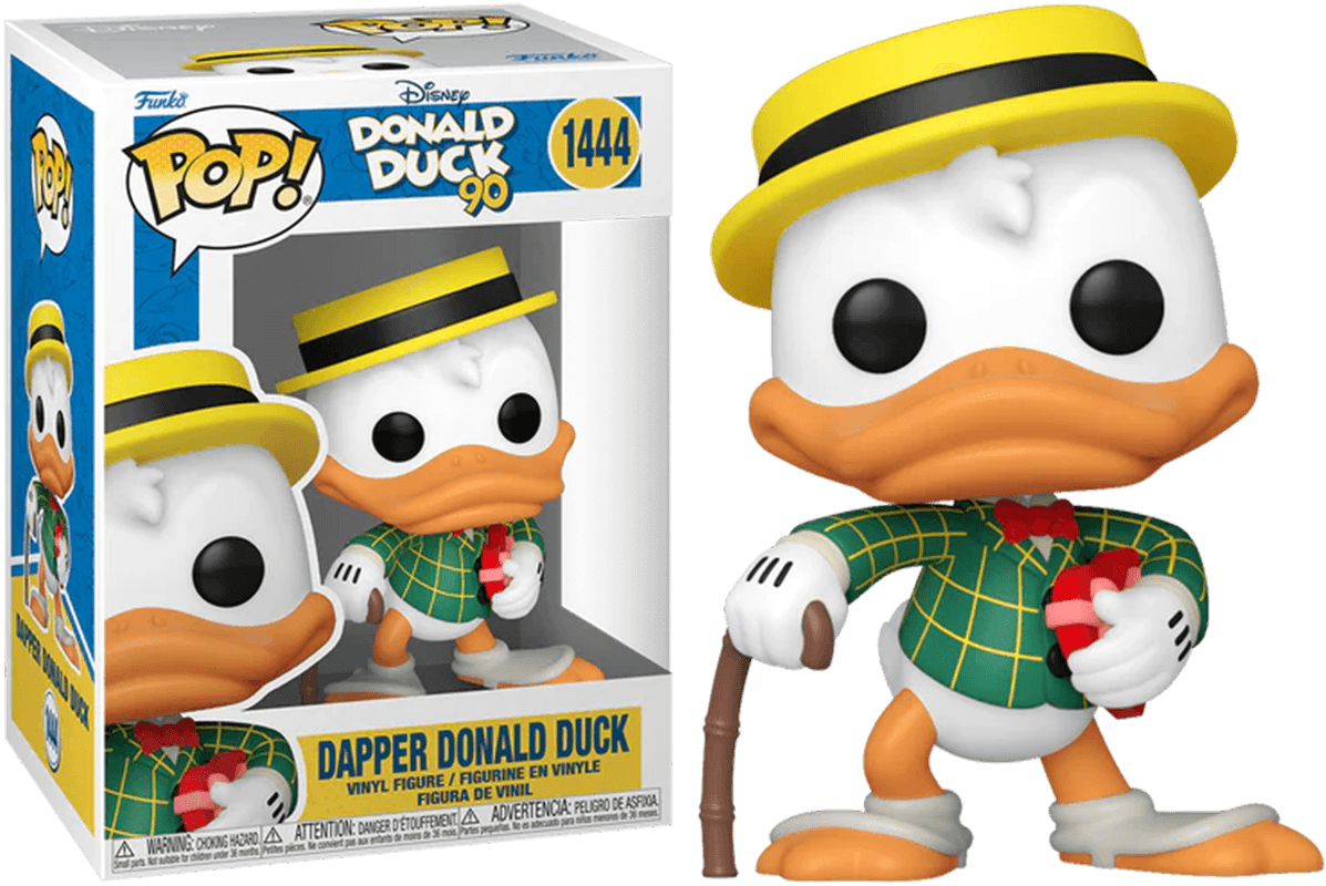 FUN75724 Donald Duck: 90th Anniversary - Donald Duck (Dapper) Pop! Vinyl - Funko - Titan Pop Culture