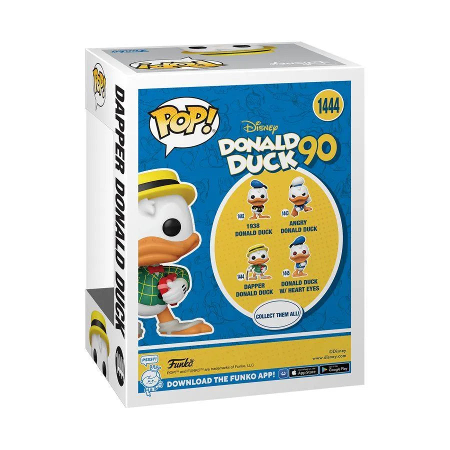 FUN75724 Donald Duck: 90th Anniversary - Donald Duck (Dapper) Pop! Vinyl - Funko - Titan Pop Culture