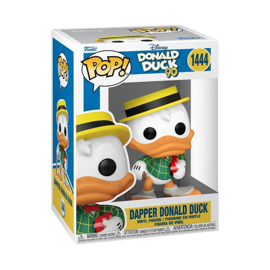 FUN75724 Donald Duck: 90th Anniversary - Donald Duck (Dapper) Pop! Vinyl - Funko - Titan Pop Culture