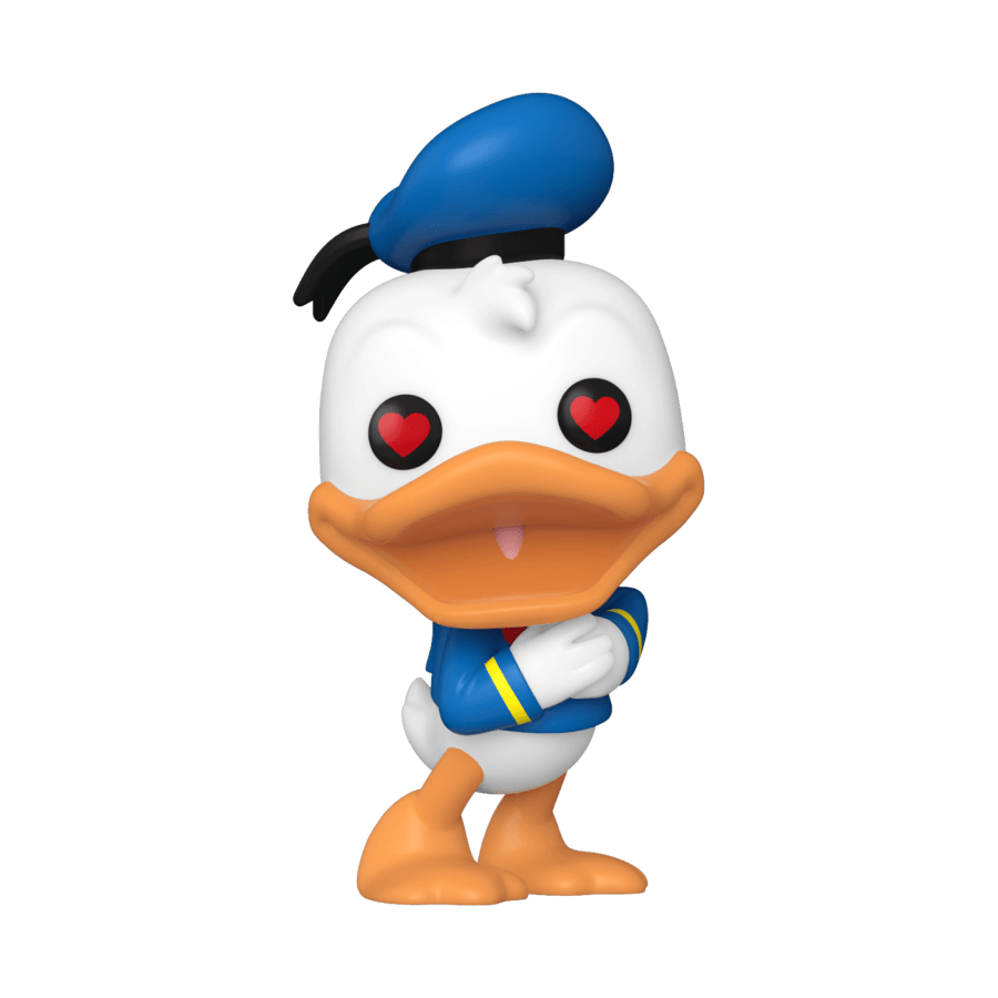 FUN75725 Donald Duck: 90th Anniversary - Donald Duck (Heart Eyes) Pop! Vinyl - Funko - Titan Pop Culture