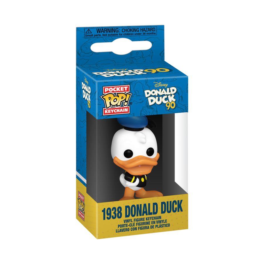 FUN75726 Donald Duck: 90th Anniversary - Donald Duck (1938) Pop! Keychain - Funko TBA - Titan Pop Culture