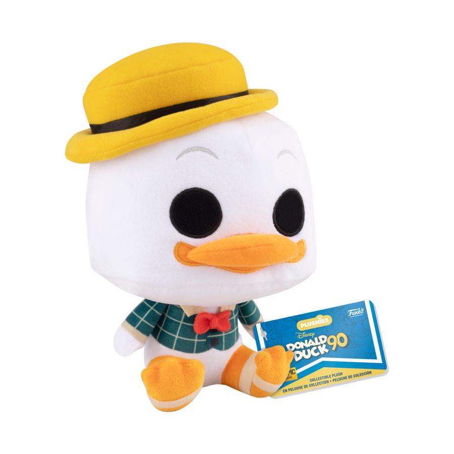 FUN75731 Donald Duck: 90th Anniversary - Donald Duck (Dapper) 7" Pop! Plush - Funko - Titan Pop Culture