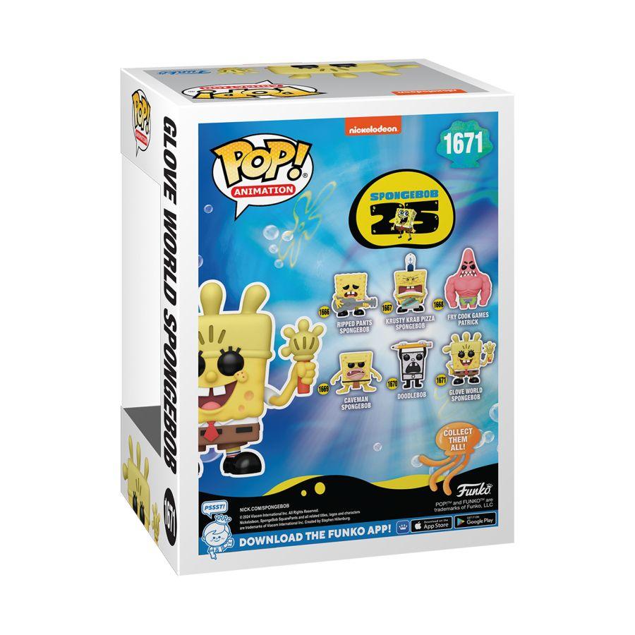 FUN75734 Spongebob: 25th Anniversary - Glove World Spongebob Pop! Vinyl - Funko - Titan Pop Culture