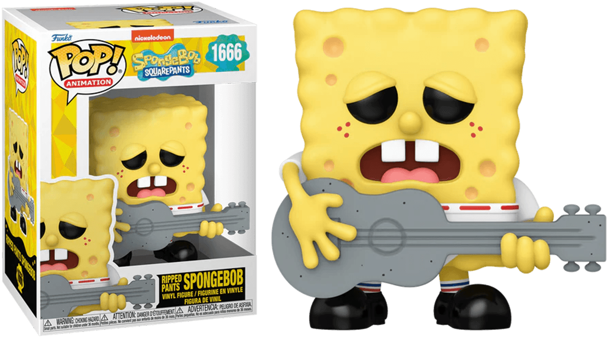 FUN75735 Spongebob: 25th Anniversary - Ripped Pants Spongebob Pop! Vinyl - Funko - Titan Pop Culture