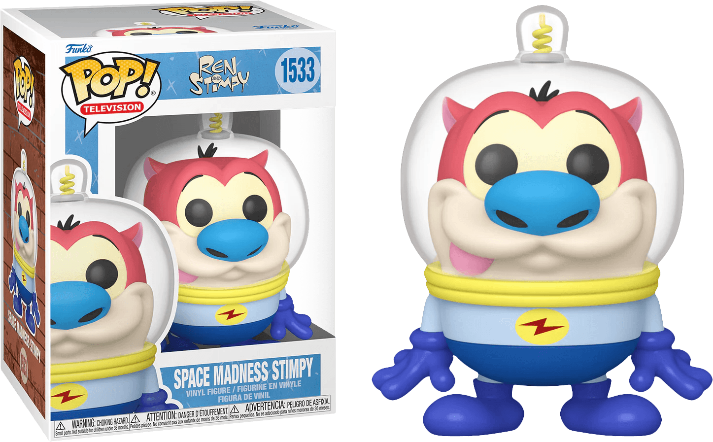 FUN75745 Nickelodeon Rewind - Stimpy (Space Suit) Pop! Vinyl - Funko - Titan Pop Culture