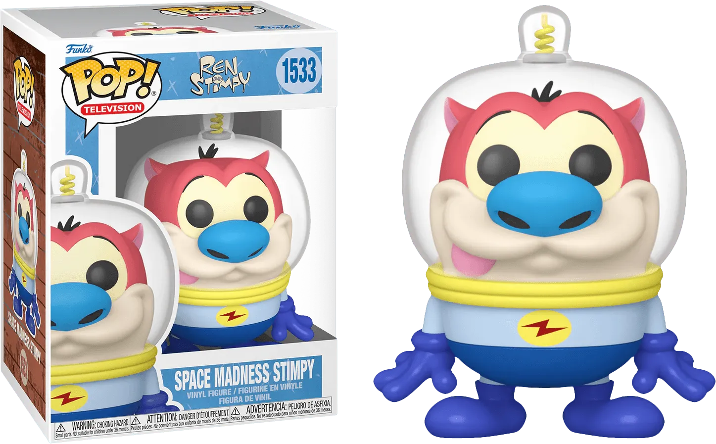 FUN75745 Nickelodeon Rewind - Stimpy (Space Suit) Pop! Vinyl - Funko - Titan Pop Culture