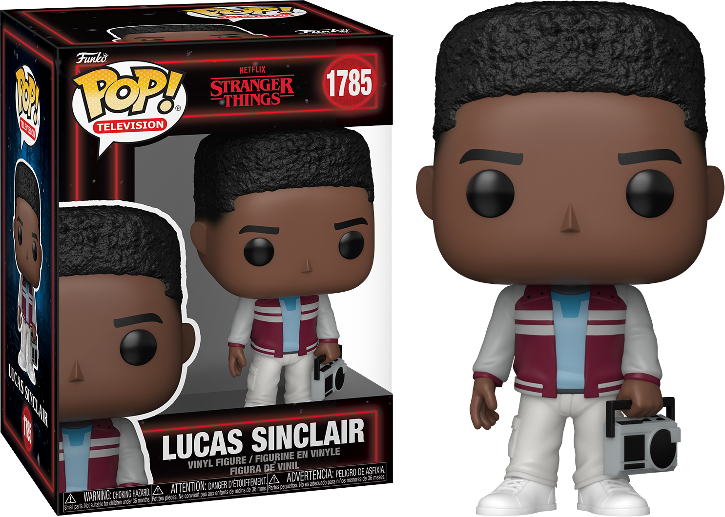 Stranger Things - Lucas Sinclair with Boombox Pop! Vinyl