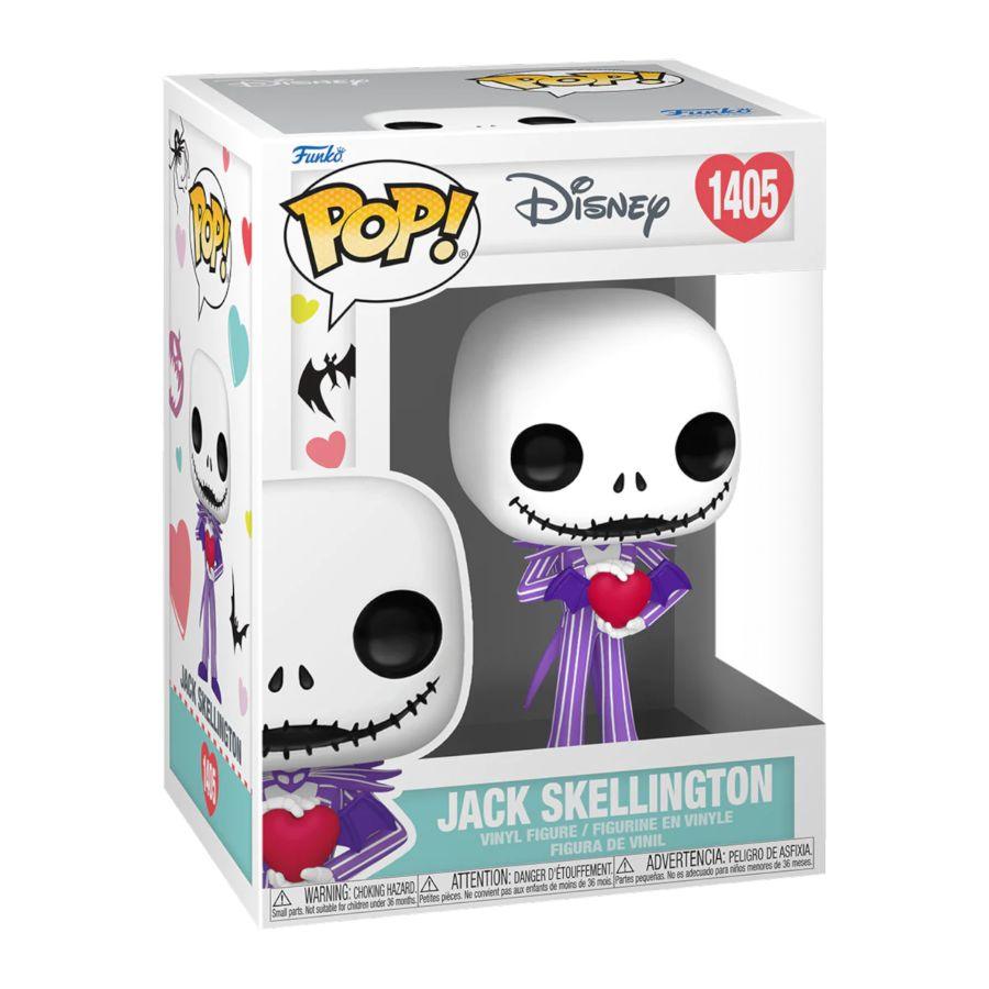 FUN75767 The Nightmare Before Christmas: Valentines 2024 - Jack Pop! Vinyl - Funko TBA - Titan Pop Culture