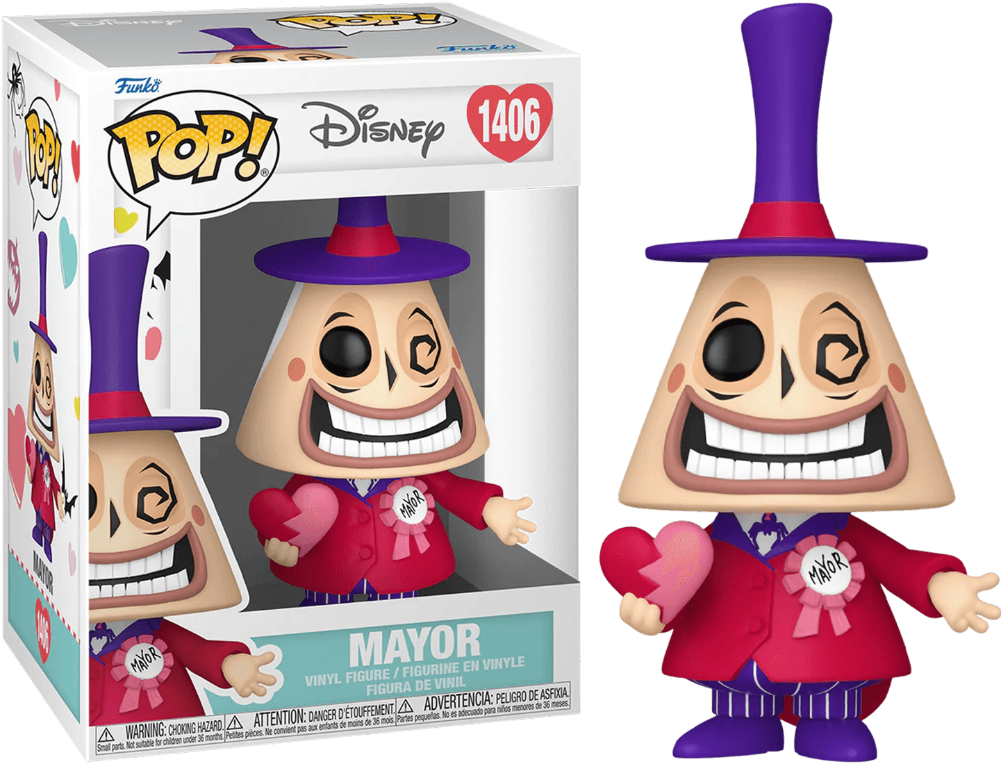 FUN75768 The Nightmare Before Christmas: Valentines 2024 - Mayor Pop! Vinyl - Funko - Titan Pop Culture