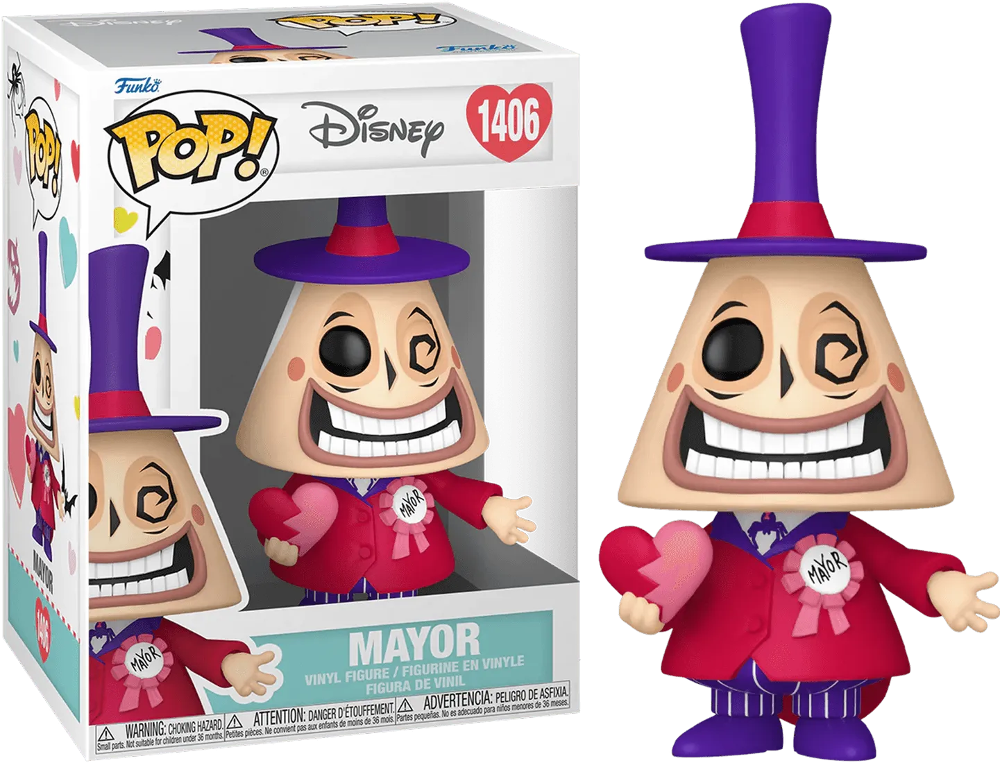 FUN75768 The Nightmare Before Christmas: Valentines 2024 - Mayor Pop! Vinyl - Funko - Titan Pop Culture