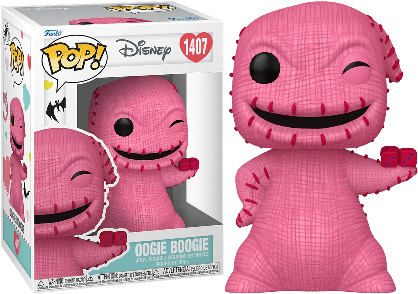 FUN75769 The Nightmare Before Christmas: Valentines 2024 - Oogie Boogie Pop! Vinyl - Funko - Titan Pop Culture