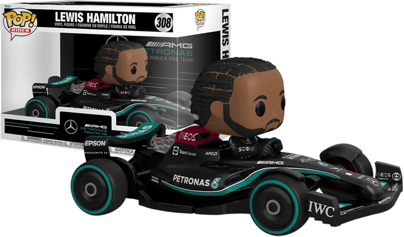 FUN75797 Formula 1 - Lewis Hamilton Pop! Ride Super Deluxe - Funko TBA - Titan Pop Culture