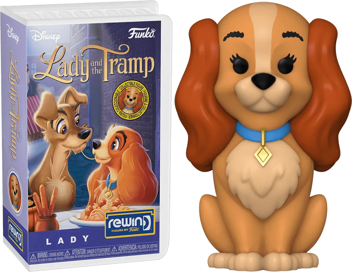 FUN75813 Lady and the Tramp (1955) - Lady (with chase) Rewind Vinyl Figure - Funko - Titan Pop Culture