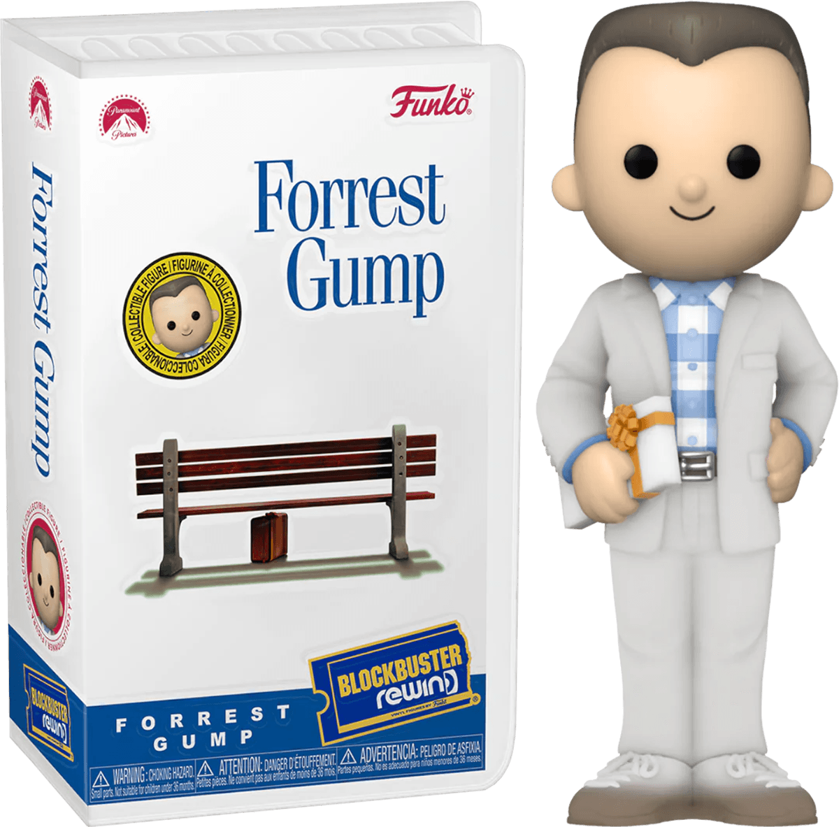 FUN75817 Forrest Gump - Forrest Gump (with chase) Rewind Vinyl Figure - Funko - Titan Pop Culture