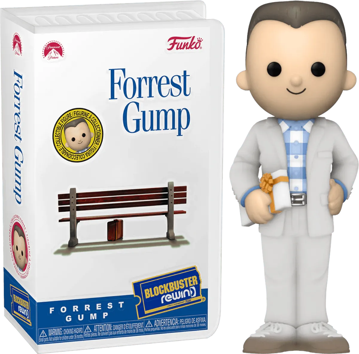 FUN75817 Forrest Gump - Forrest Gump (with chase) Rewind Vinyl Figure - Funko - Titan Pop Culture