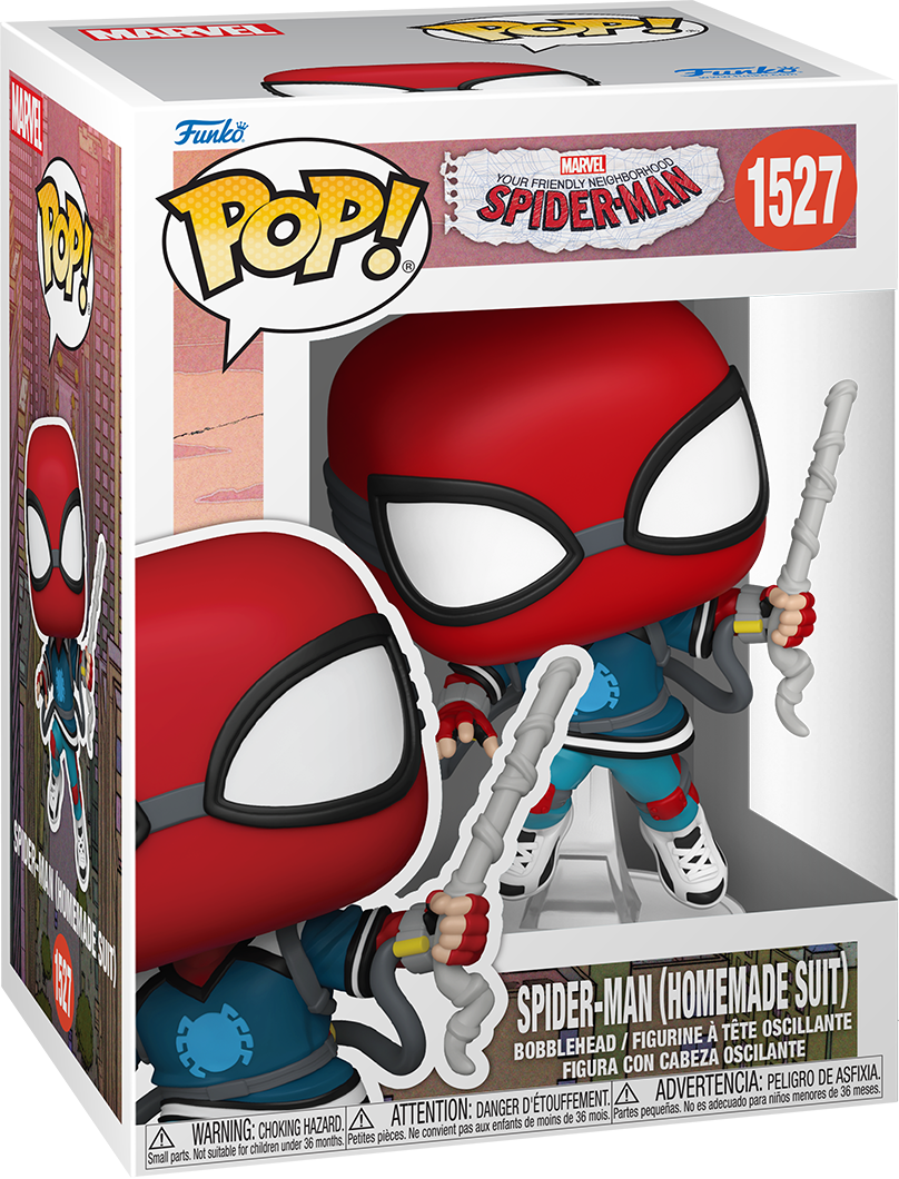 Friendly Neighbourhood Spider-Man - Spider-Man (Homemade Suit) Pop! Vinyl
