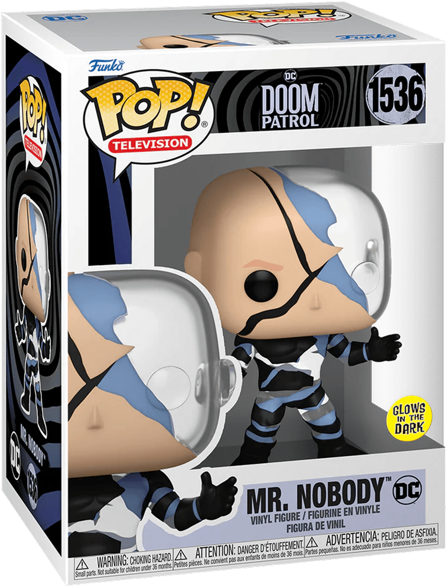 FUN75891 Doom Patrol (2019) - Mr Nobody Glow-in-the-Dark Pop! Vinyl - Funko - Titan Pop Culture