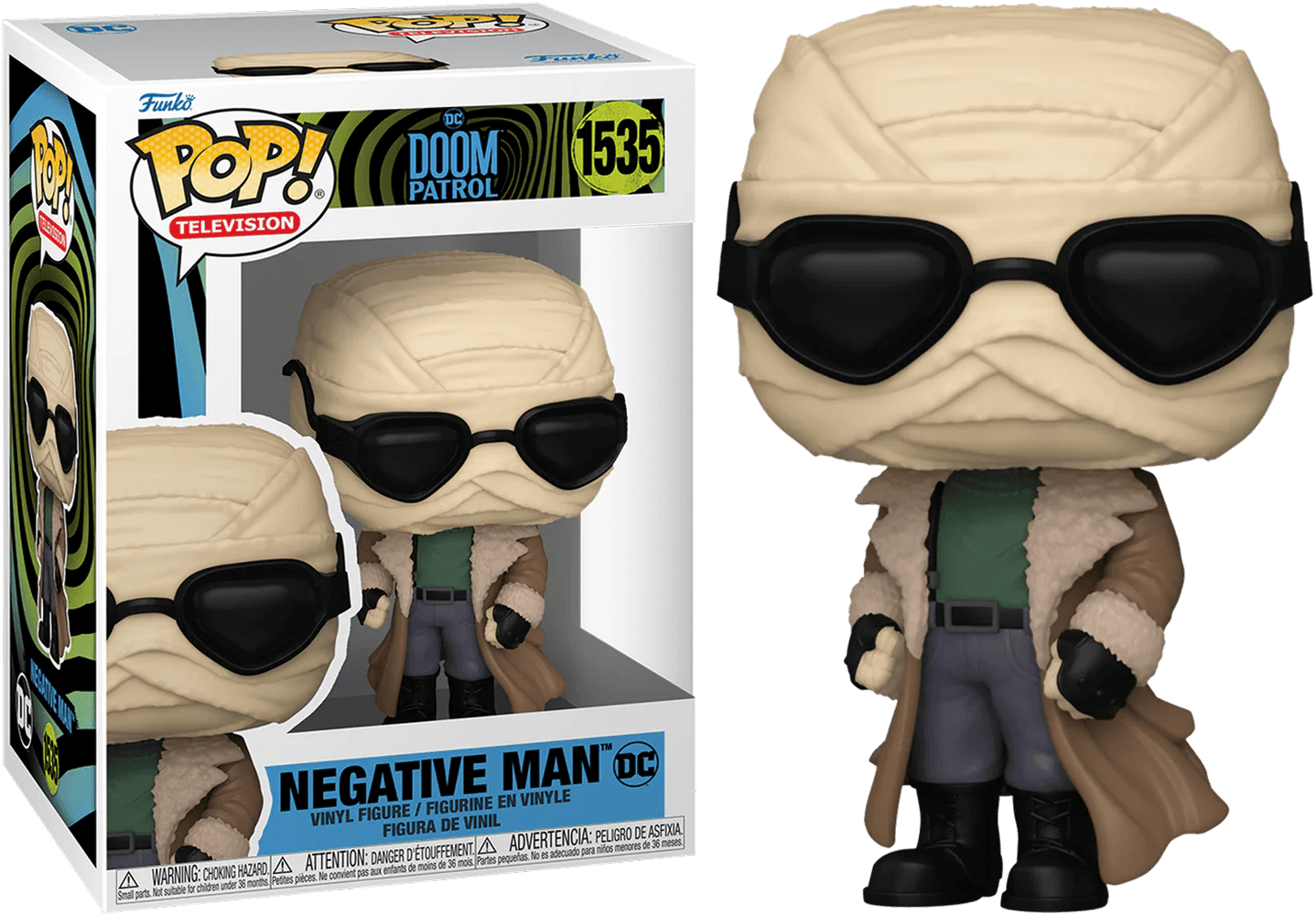 FUN75895 Doom Patrol (2019) - Negative Man Pop! Vinyl - Funko - Titan Pop Culture