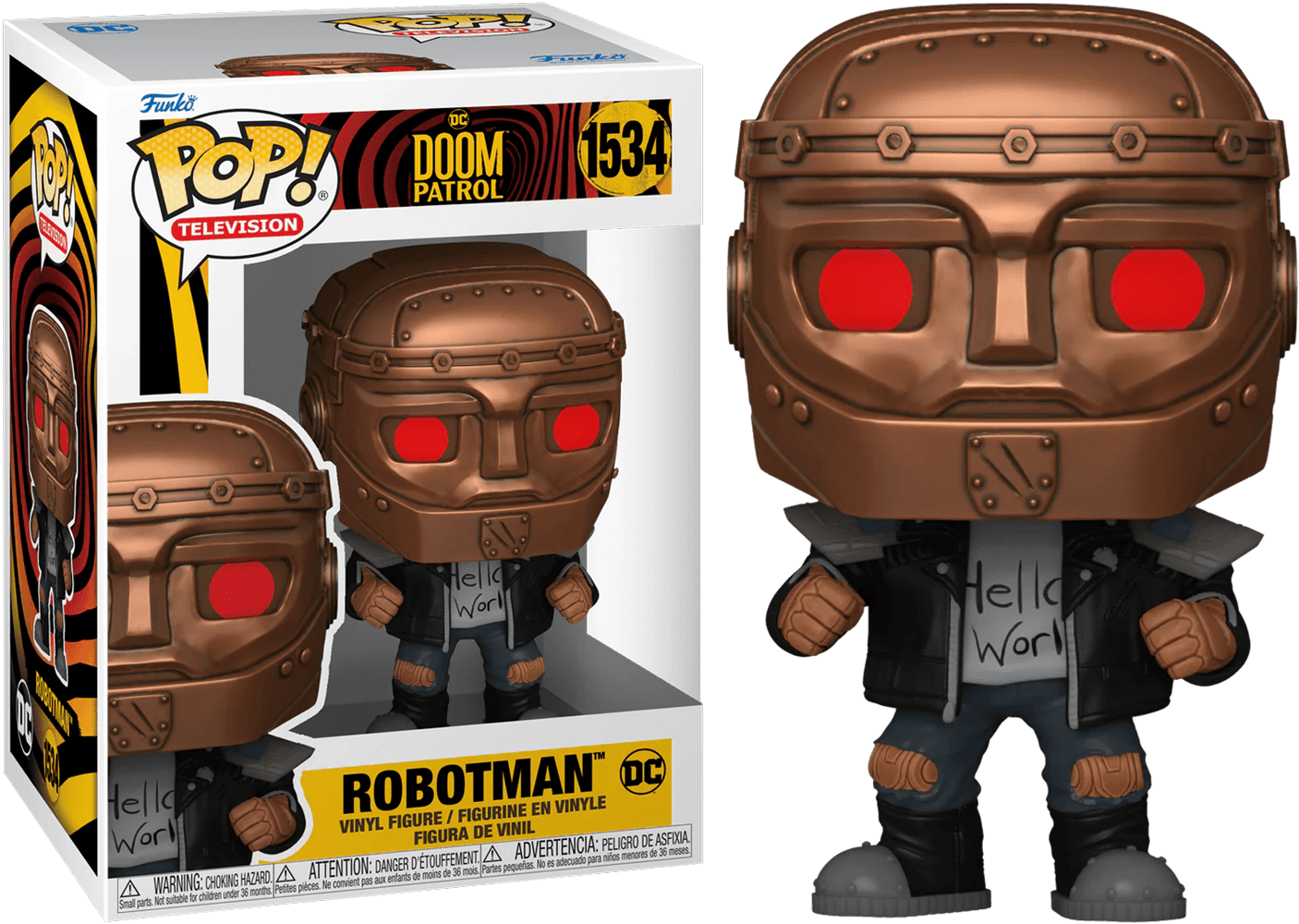 FUN75896 Doom Patrol (2019) - Robotman Pop! Vinyl - Funko - Titan Pop Culture