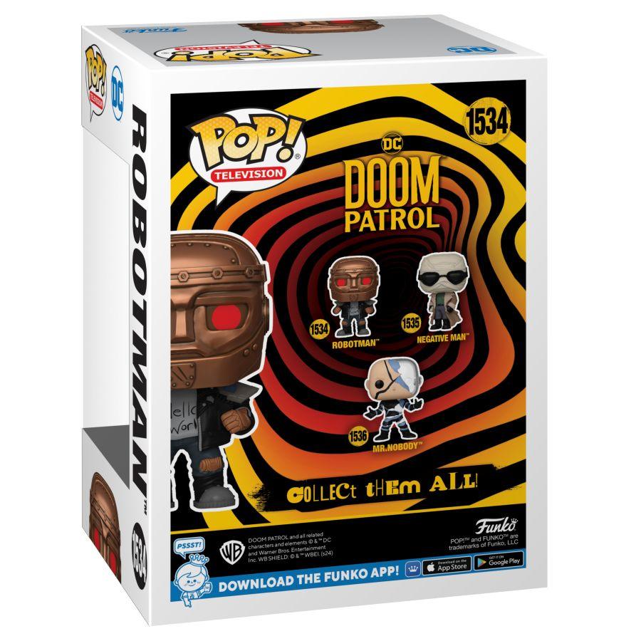 FUN75896 Doom Patrol (2019) - Robotman Pop! Vinyl - Funko - Titan Pop Culture