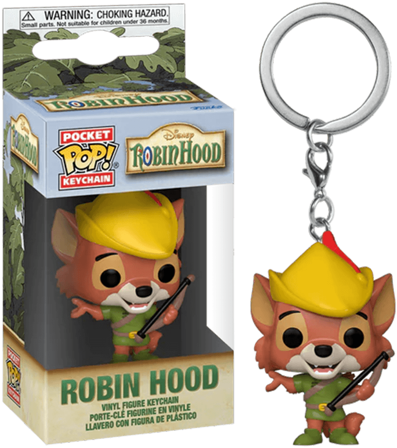 FUN75917 Robin Hood (1973) - Robin Hood Pop! Keychain - Funko - Titan Pop Culture