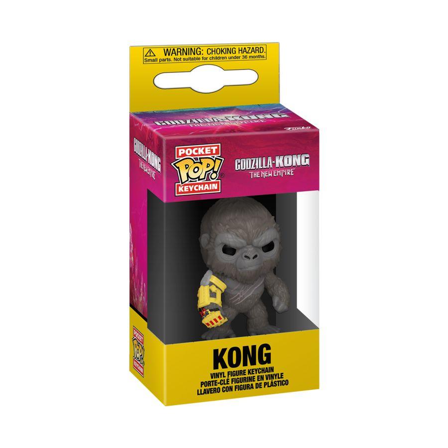 FUN75924 Godzilla vs Kong: The New Empire - Kong w/Mech Arm Pop! Keychain - Funko - Titan Pop Culture