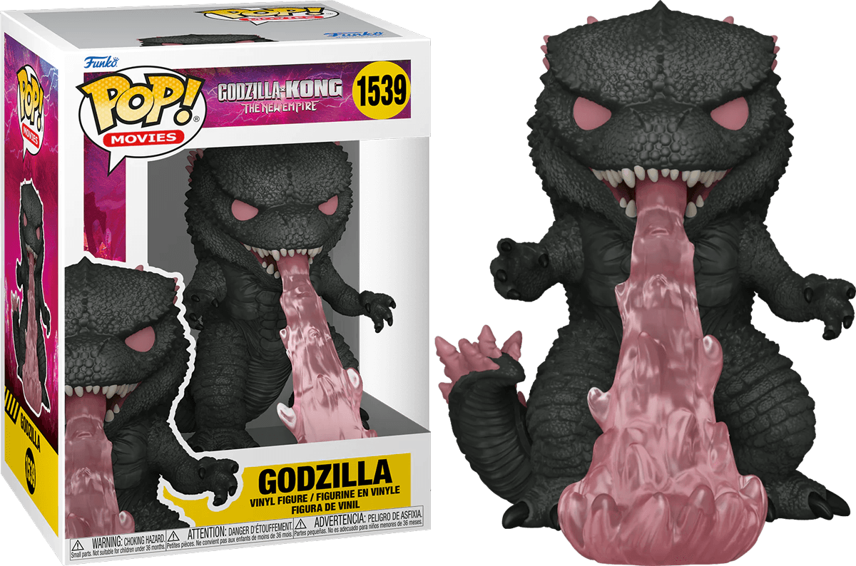 FUN75926 Godzilla vs Kong: The New Empire -Godzilla w/Heat-Ray Pop! Vinyl - Funko TBA - Titan Pop Culture