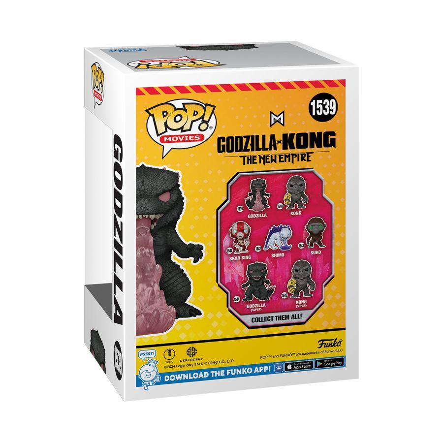 FUN75926 Godzilla vs Kong: The New Empire -Godzilla w/Heat-Ray Pop! Vinyl - Funko TBA - Titan Pop Culture