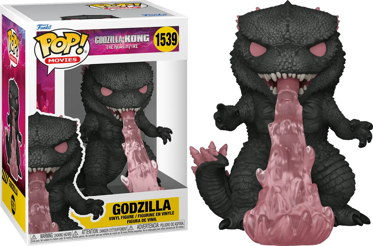 FUN75926 Godzilla vs Kong: The New Empire -Godzilla w/Heat-Ray Pop! Vinyl - Funko TBA - Titan Pop Culture