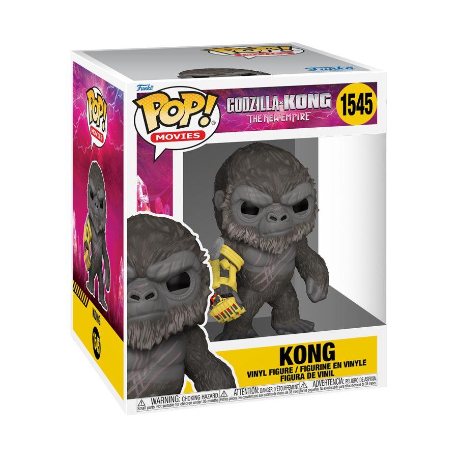 FUN75931 Godzilla vs. Kong 2: The New Empire - Kong with Mechanical Arm Super Sized 6" Pop! Vinyl - Funko - Titan Pop Culture